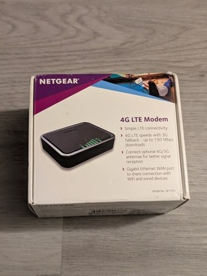 NETGEAR LB1120 4G LTE Broadband Modem New Factory Sealed Backup Internet AT&T