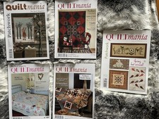 Quiltmania (Quilt mania) Magazines - Bundle Of 5