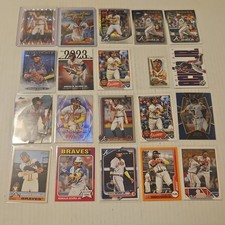Ronald Acuna Jr. 20 Card Lot- Base/Insert/Topps/Bowman/Chrome/Holiday- Braves 