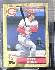 Topps 1987 Series Pete Rose Cincinnati Reds Base Set #200 Baseball Card