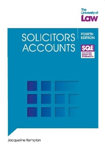 Jacqui Kempton SQE - Solicitors Accounts 4e (Tascabile)