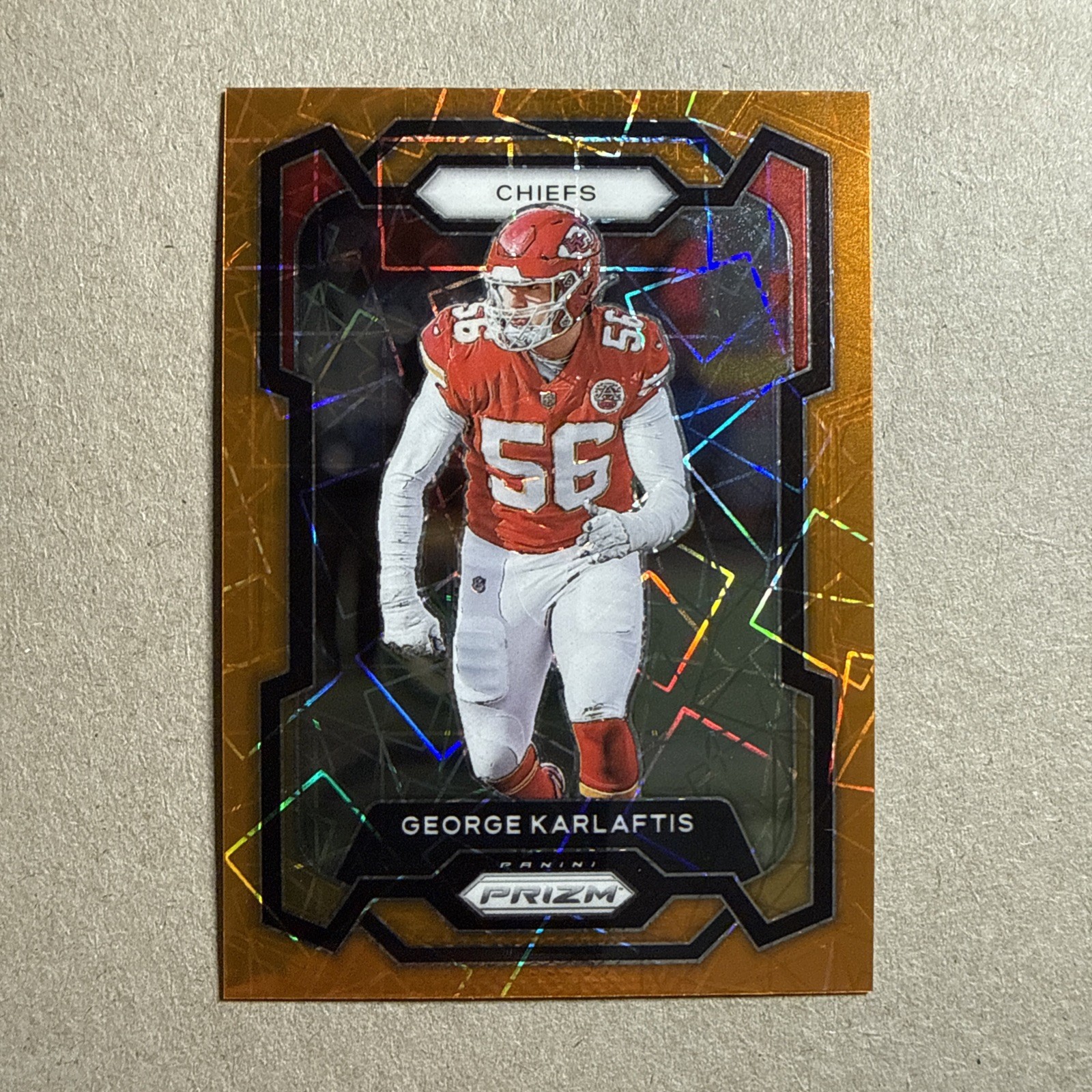 2023 Panini Prizm - George Karlaftis #143 Lazer Prizm