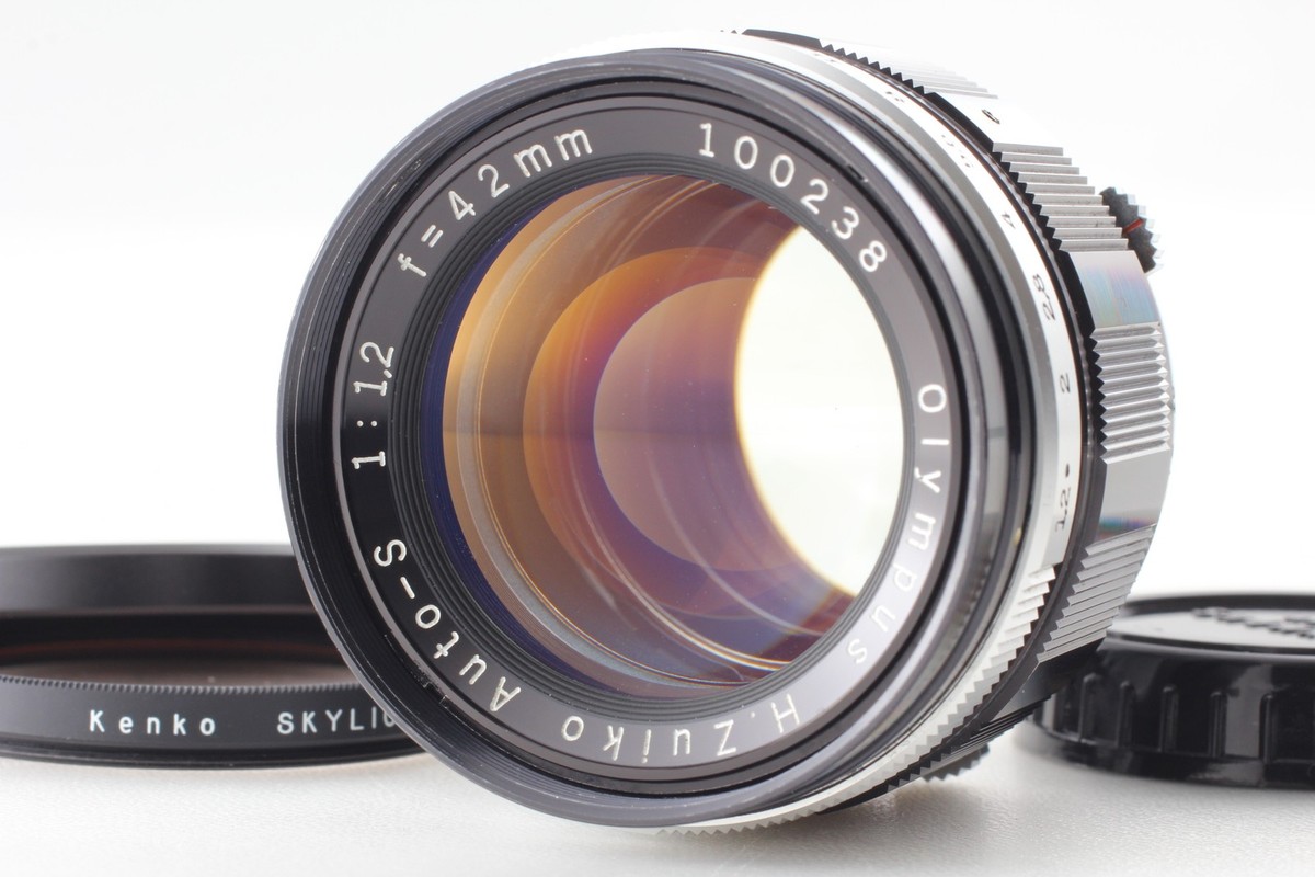 Near MINT] Olympus H.Zuiko Auto-S 42mm f/1.2 MF Lens for Pen F FT