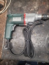 METABO TOOLS 1/2" ELECTRIC HAMMER DRILL, 523 w/ CHUCK KEY & SIDE HANDLE