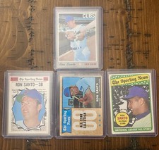 Ron Santo Topps Baseball Card Lot