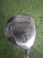 Power Bilt  Grand Slam 21° 5 Wood R Flex Rh ⛳️ Free Shipping 