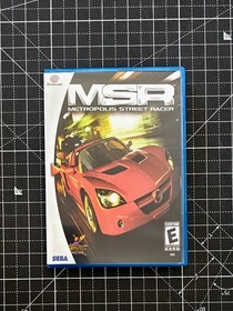 Dreamcast MSR Metropolis Street Racer Custom Case NO Game or Manual