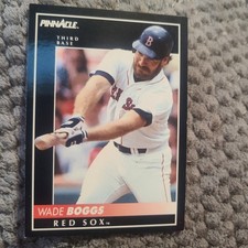 Wade Boggs 1992 Pinnacle #175 Boston Red Sox HOF 