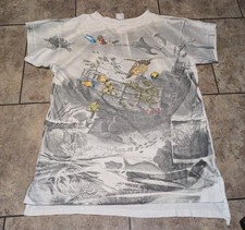 Diving Vintage 90s AOP Beach/Pool Coverup Stanley Michaels OSFA