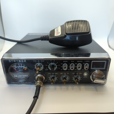 Stryker SR-497HPC 10m Mobile Radio With Stryker Radios Mic - Untested As Is