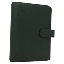 LOUIS VUITTON Taiga Agenda MM Day Planner Cover Epicea R20403 LV Auth 135909
