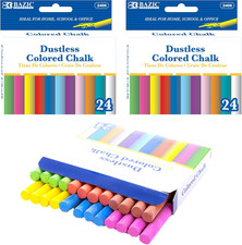 Assorted Color Chalk, Standard Size Blackboard Chalkboard Chalks, Great Activity