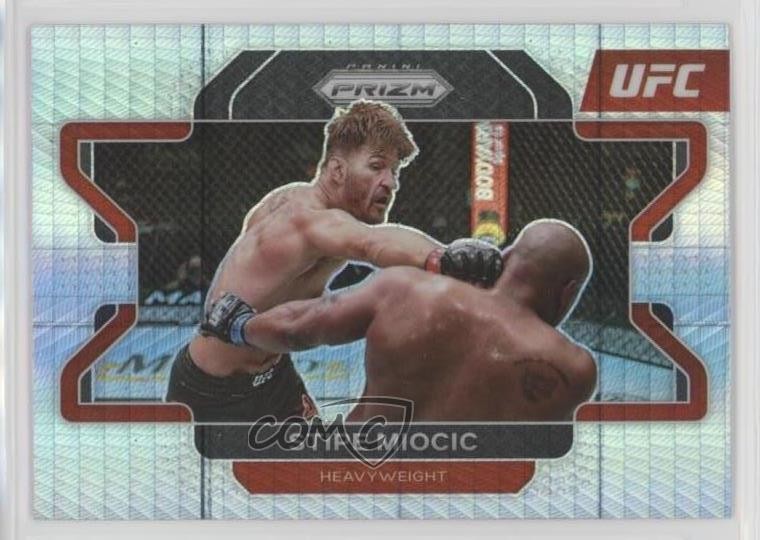 2022 Panini Prizm UFC Hyper Prizm Stipe Miocic #100 0q60