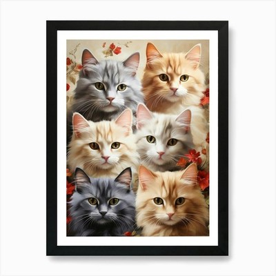 Leonardo Diffusion Xl Beautiful Wal Framed Wall Art Poster Canvas Print Picture