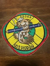 Vintage US Navy USS Diodon Submarine Patch