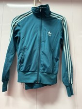 Vintage Adidas Tracksuit Set Women Size S Blue/ Teal 90s Y2K Read