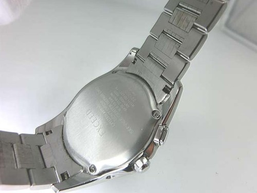 Citizen Exceed EBG74-2642 Eco-Drive Radio Contrôlée Argent Solaire Montre Hommes - Photo 11 sur 12