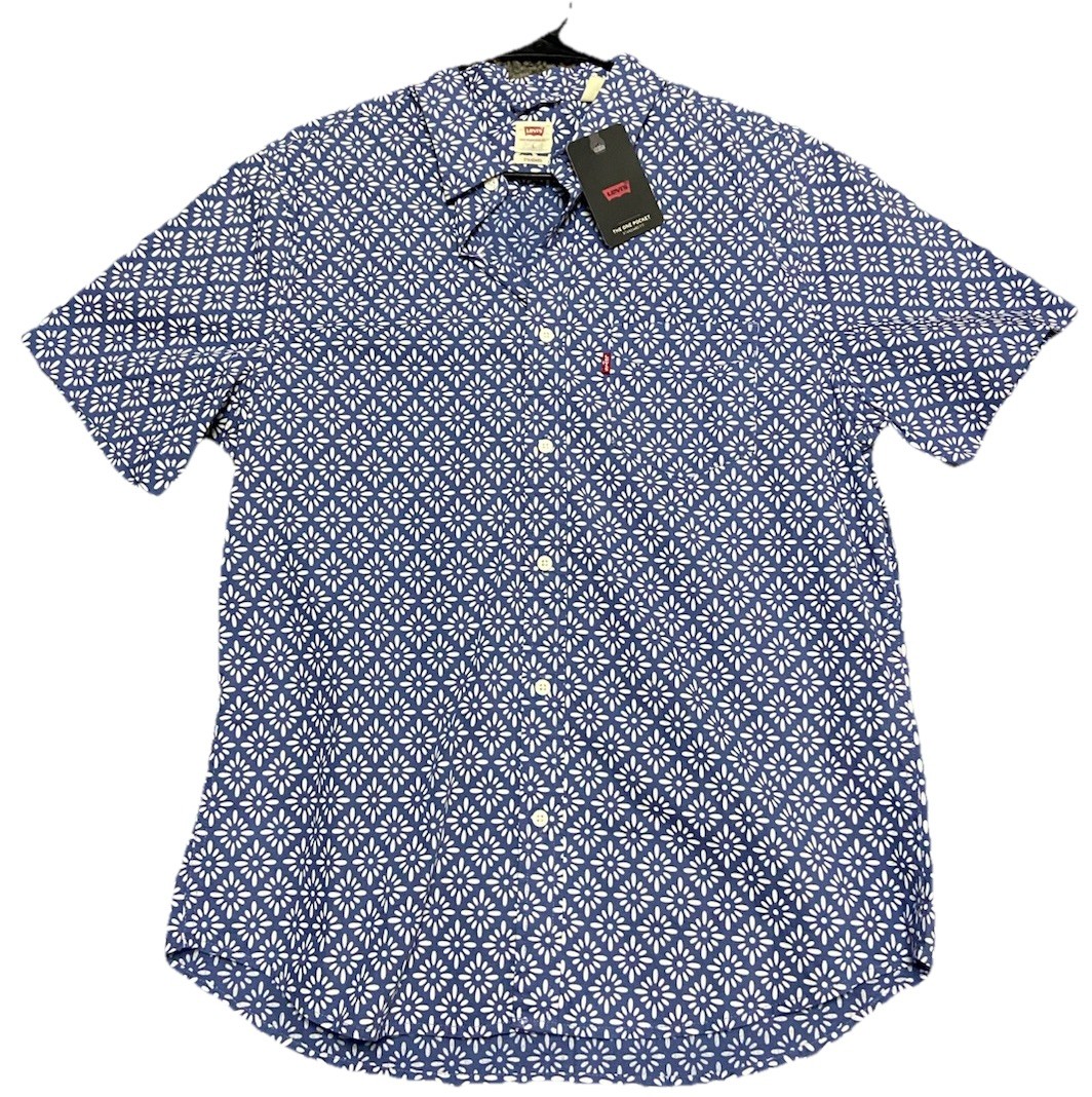 Levi’s, Men’s Size Large, Button Down, Short Sleeve, Classic Fit, Shirt