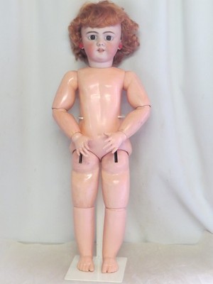 Antique doll restored: ''DEP'' 74 cm