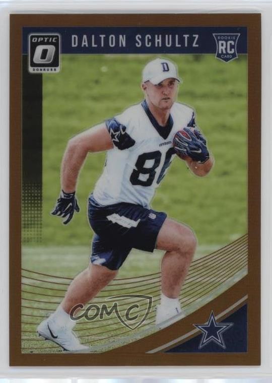 2018 Donruss Optic Rookies Bronze Prizm Dalton Schultz #137 Rookie RC 0o0