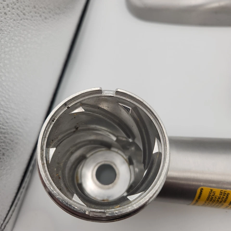 Weston #5 Meat Grinder Parts Lot Stainless Steel & Plastic Attachments - Image 4 of 4