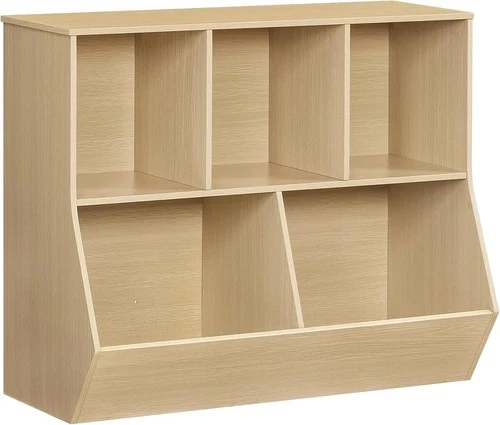 Kids Wooden Bookshelf Bookcase Bedroom Playroom Storage Rack Book Toy Organizer - Picture 26 of 37