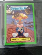 2012 Topps Garbage Pail Kids Adam Bomb Boston Tea Party Series 7/ 10 Green