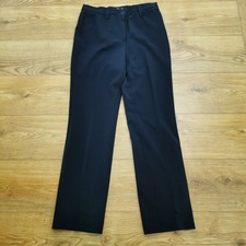 Atelier Gardeur Kayla Trousers Womens W30 L30 Blue Regular Fit Straight Leg Wool