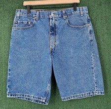 Vintage 90 s Levi s 505 Medium Wash Denim Jean Shorts Jorts Men s Size 35