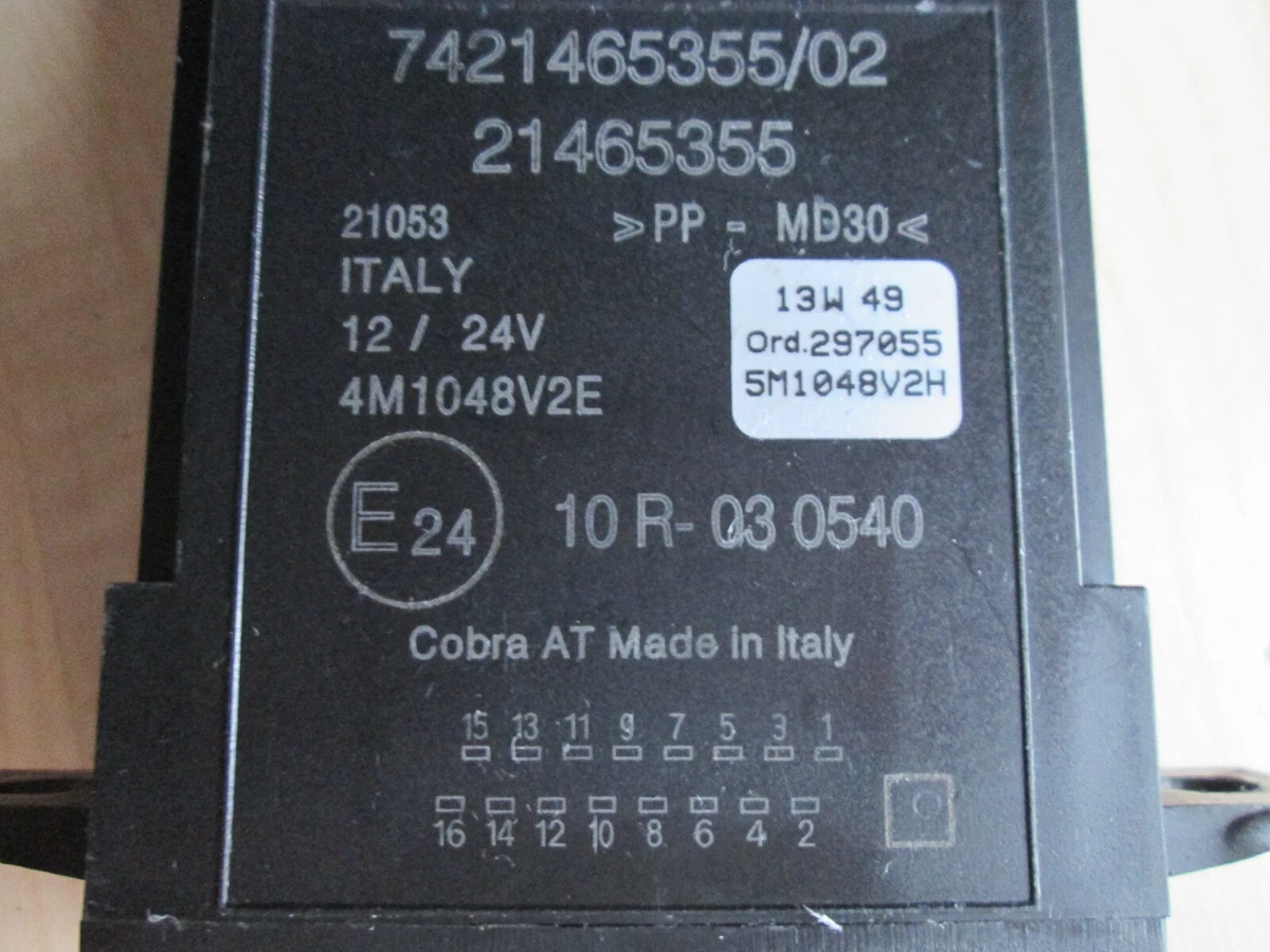 Volvo VNL Cobra AT 21465355 7421465355/02 Control Module #M266HZ 