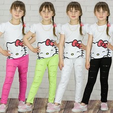 Leggings Kinder Hose M&auml;dchen Jeggings Treggings Leggins SOMMER 2015 98-146 Ar.18