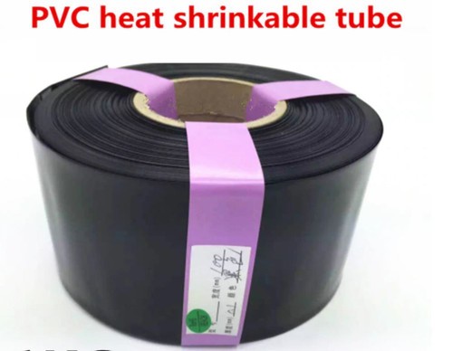 Heat Shrink Tubing 80mm x ½ metre Tube PVC Wrap Black Battery UK Seller UK Stock - Picture 2 of 9