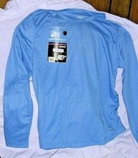 NEW Patagonia Women's Large Capilene Blue Shirt Midweight Thermal Base Layer USA