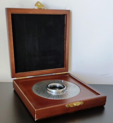 100 years Calendar with Compass in a Luxurious Wooden Case | eBay