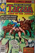 Marvel Comics Group Tarzan Lord Of The Jungle Jan 1977 No. 8 Apes vs. Raiders