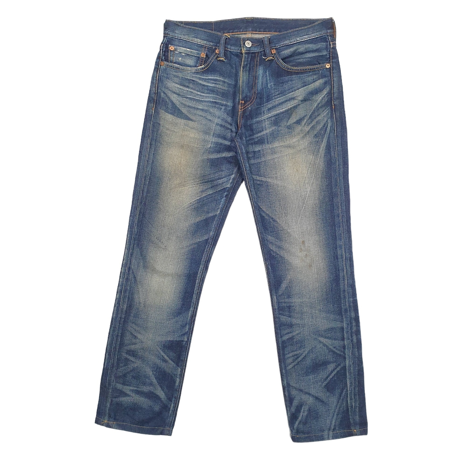 LEVIS 511 Jeans Slim Fit Blue Denim Trousers Mens W31 L30 image 2