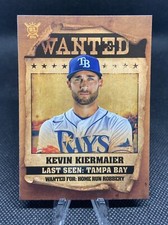 2021 Topps Big League Baseball Wanted #14 Kevin Kiermaier Tampa Bay Rays