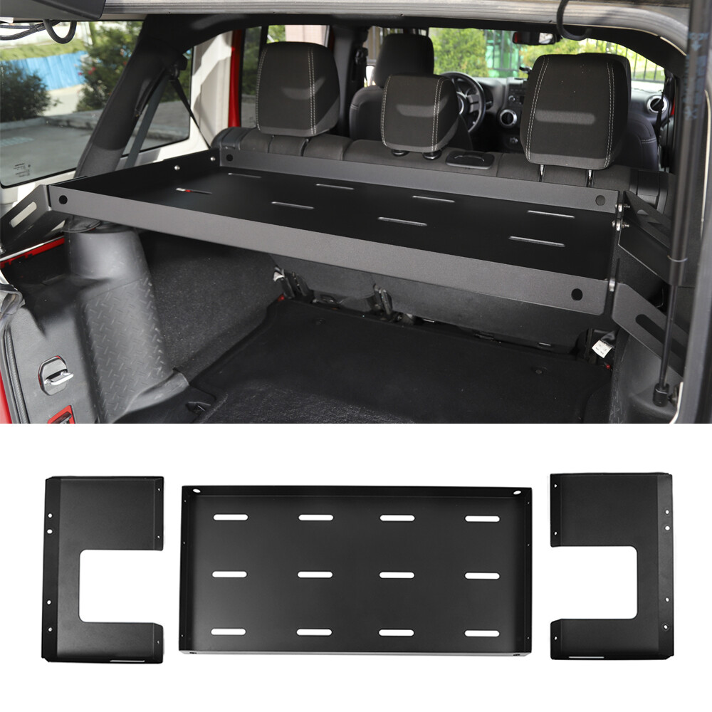 Rear Trunk Metal Luggage Cargo Rack Shelf Holder for 07-18 Jeep