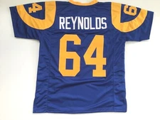 UNSIGNED CUSTOM Sewn Stitched Jack Hacksaw Reynolds Blue Jersey - M, L, XL, 2XL