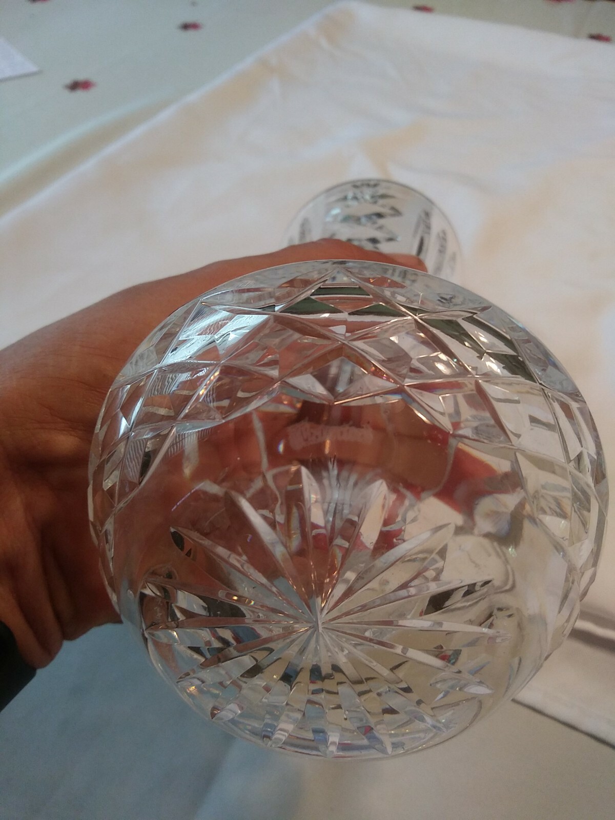 BEAUTIFUL BRILLIANT WATERFORD CRYSTAL MARKED VASE 10" MINT CONDITION eBay