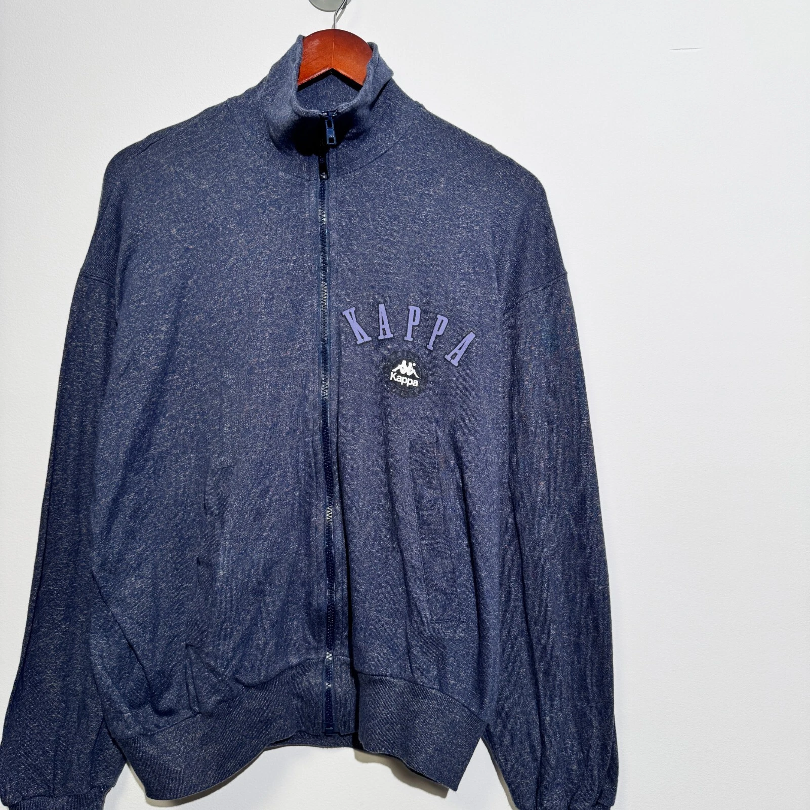 GUCCI Giacca tuta Kappa unisex vintage grigio lupo cotone taglia M vestibilità regolare
