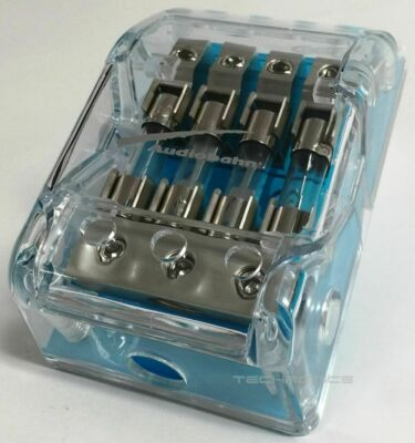 #ad NEW AUDIOBAHN 100% SOLID BRASS POWER DISTRIBUTION BLOCK AGU FUSE HOLDER 4G TO 8G $9.95