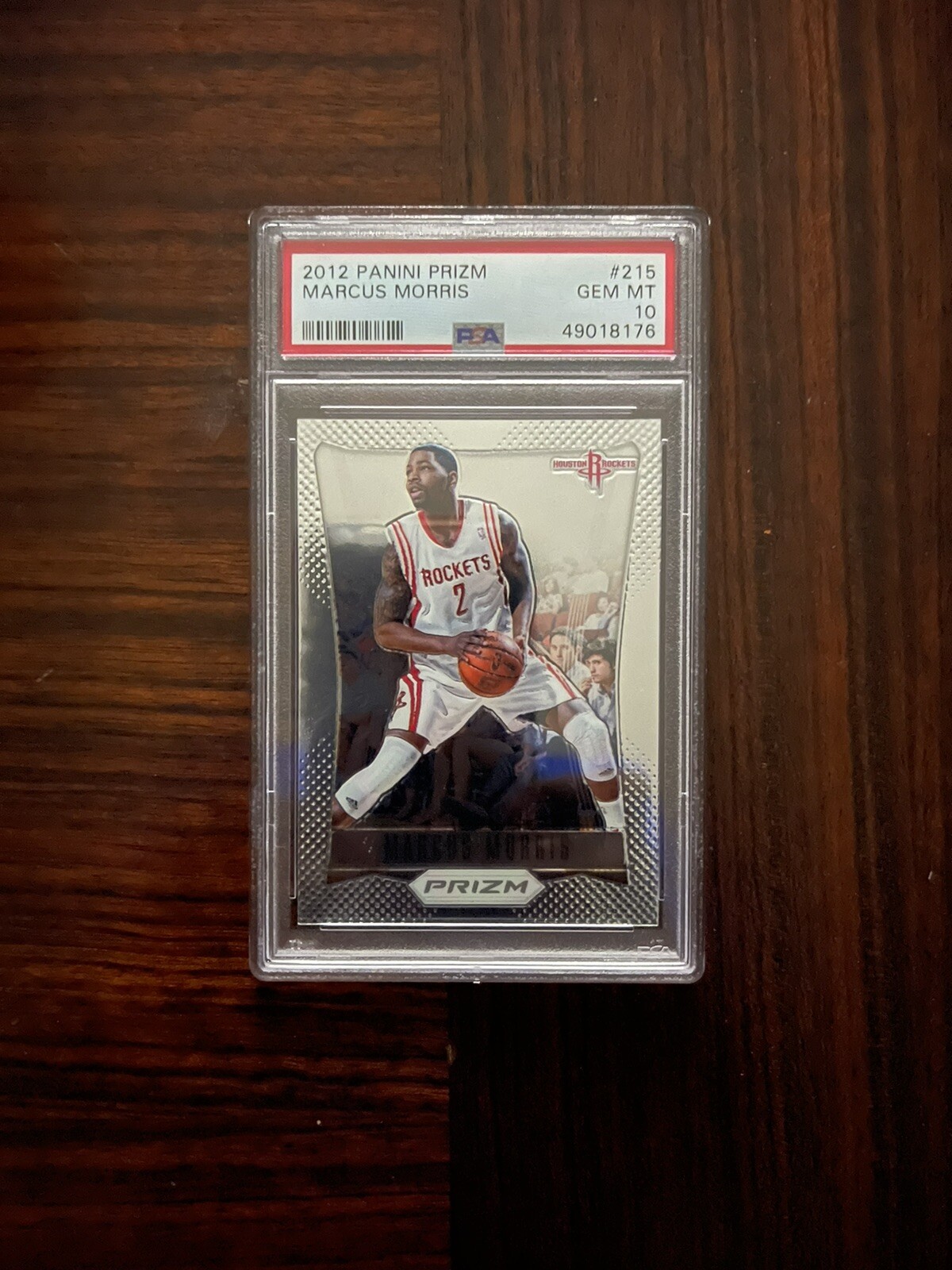 2012-13 Panini Prizm Marcus Morris Rookie Rc #215 PSA 10 Gem-Mint Clippers Pop 7
