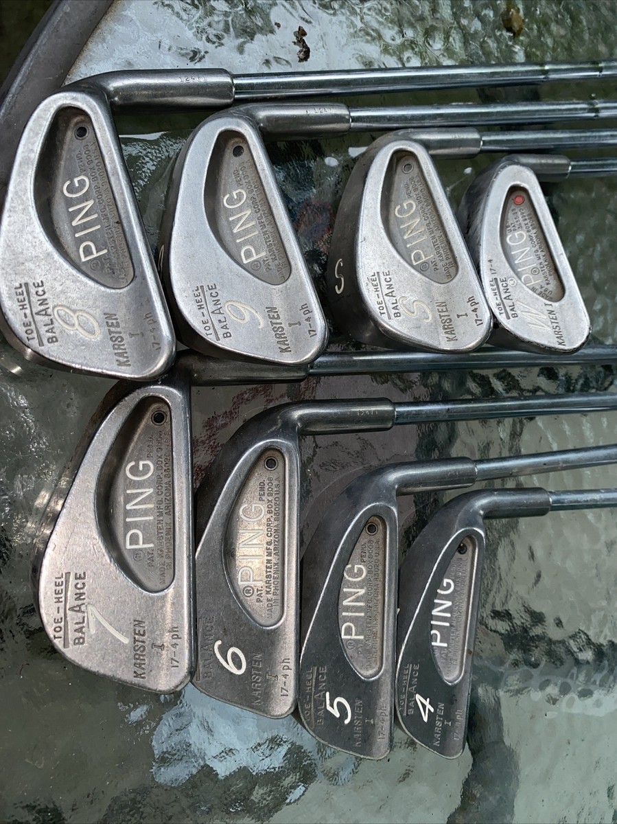 Ping Karsten Black Dot I Iron Set 4-9 PW SW (8 clubs) ZZ