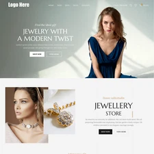 Jewellery Shop Website Design with Free VPS Web Hosting and Installation