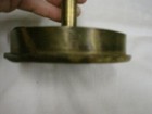 France AntiqueCathedral De Reims Heavy Brass Candle Stick Holder+Finger Loop1913 — photo 10