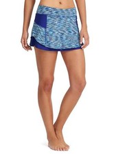 ATHLETA Spacedye Bustle Skort, NWT, Size XXS, Blue, Sold Out in Stores 