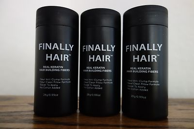 HAIR LOSS CONCEALER HAIR BUILDING FIBERS 84 g FILLER THICKENING FIBER 3PAK USA