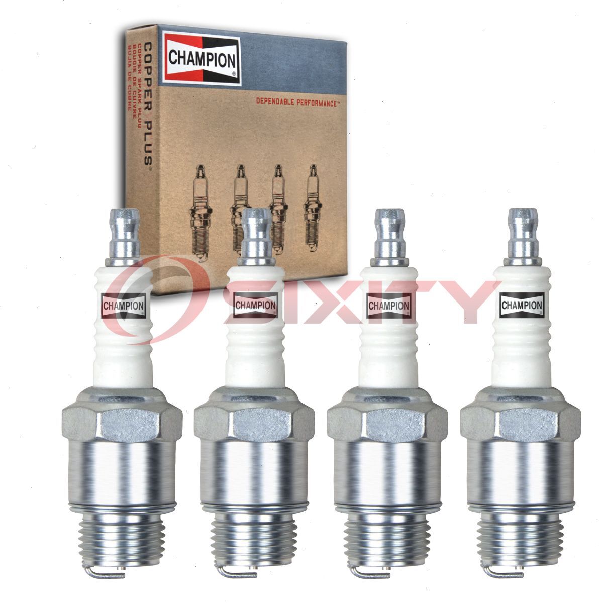 4 pc Champion Industrial 502 Spark Plugs for D21 C88 BT9 BT10 92231 86 2910 bj