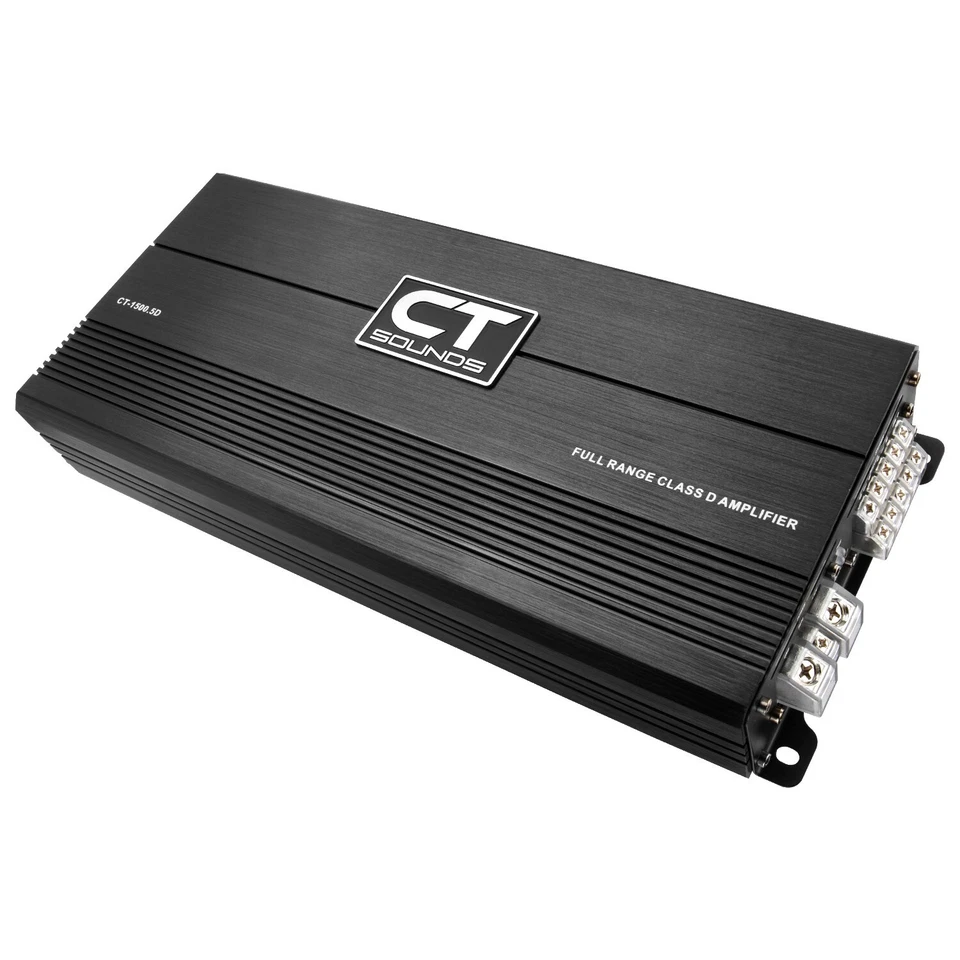 Amplificador Coche CT Sounds CT-1500.5D 1800W RMS Rango Completo Clase D 5 Canales Foto 3 de 4